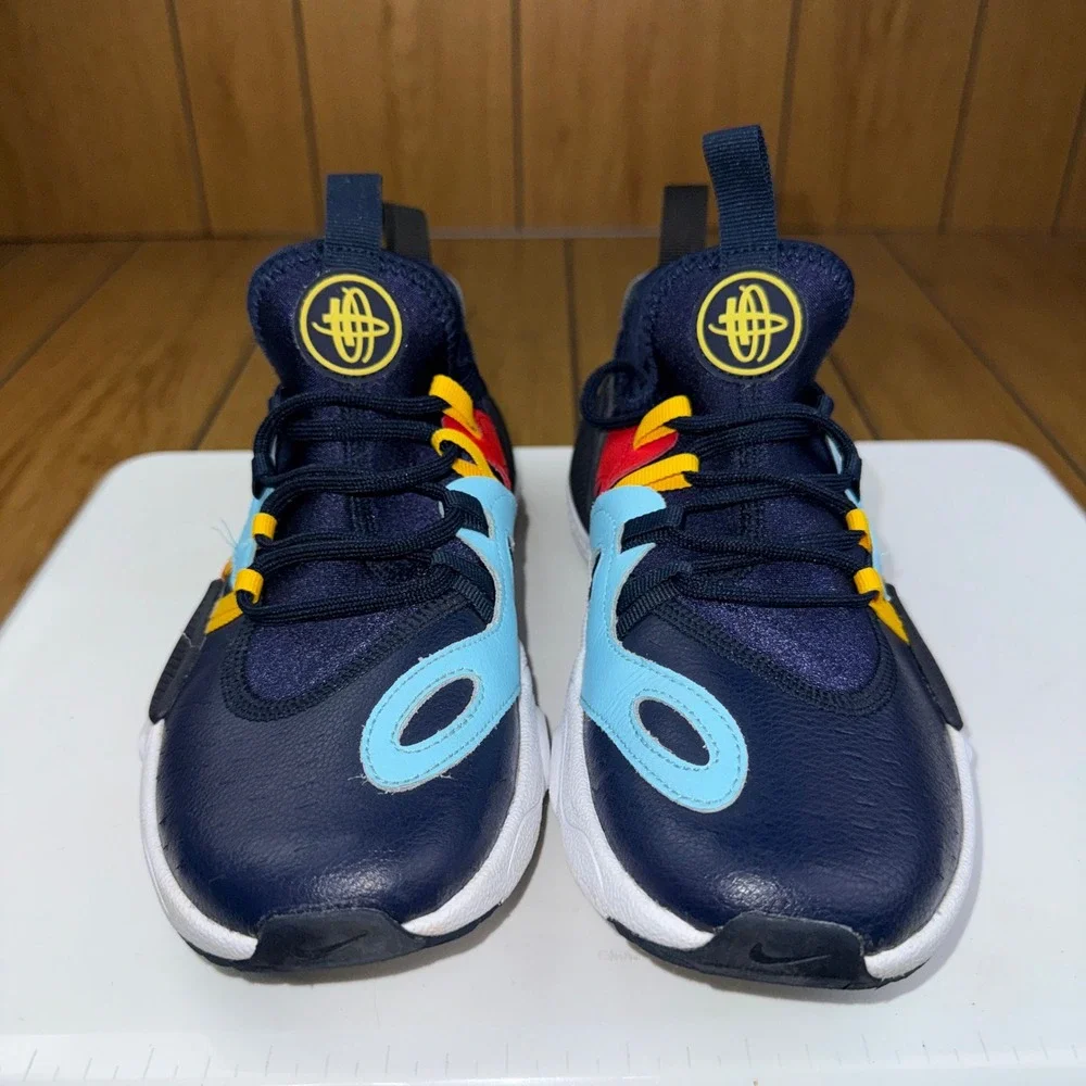 Nike Huarache EDGE TXT Midnight Navy University Gold AQ2431-400 Mens 5.5Y 38